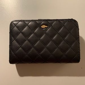 Roots black French wallet